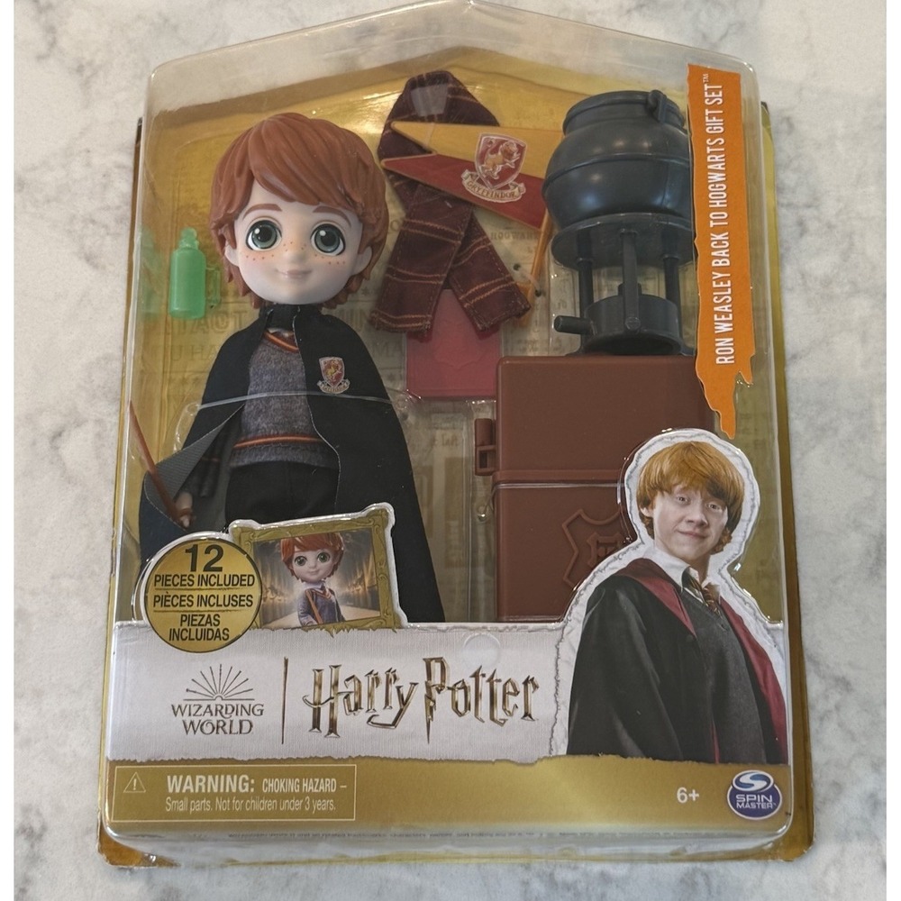Wizarding World Harry Potter 8" Ron Weasley Doll 12 Piece Back To Hogwarts Gift